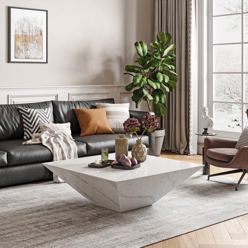 Modern drum coffee table hotsell